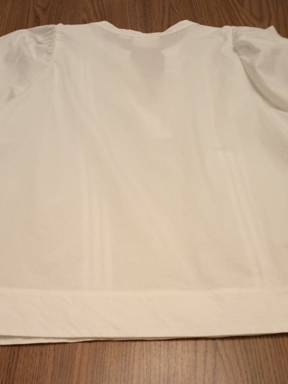 Anthropologie Maeve Size 2X White Short Sleeve Top - Picture 8 of 9